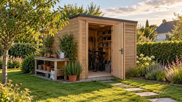 Découvrez notre sélection d'abris de jardin de 15m2